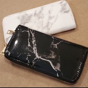 Black Marble Wallet